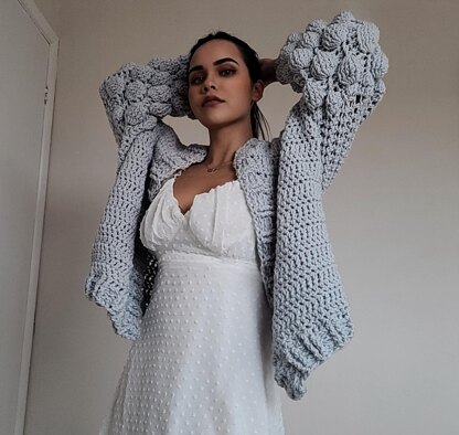 Freya Bubble Sleeve Cardigan