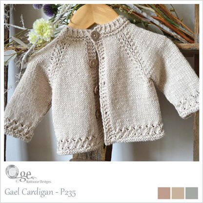 OGE Knitwear Designs P235 Gael Cardigan PDF