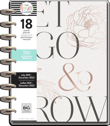 The Happy Planner Sophisticated Florals Classic 18 Month Planner