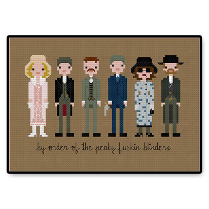 Peaky Blinders - PDF Cross Stitch Pattern