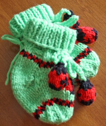 Lady Bug Baby Socks