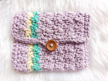 Textured Coin Purse Clutch