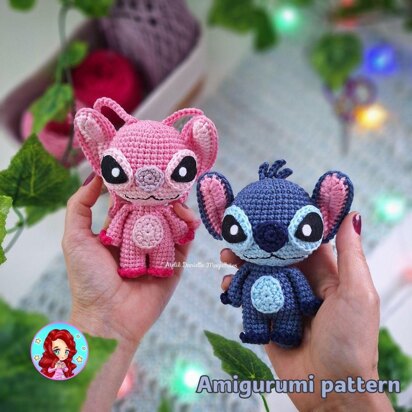 Stitch and Angel amigurumi pattern