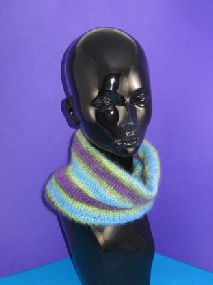 Angel Prints Mohair Cowl