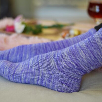 Indulgence Socks - knitting pattern