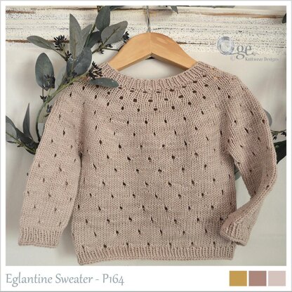 OGE Knitwear Designs P164 Eglantine Sweater PDF