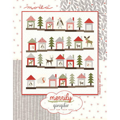 Moda Fabrics Merrily Quilt - Downloadable PDF