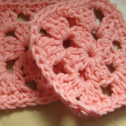 Granny Square Coasters