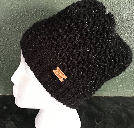 Black Sparkle Hat #2