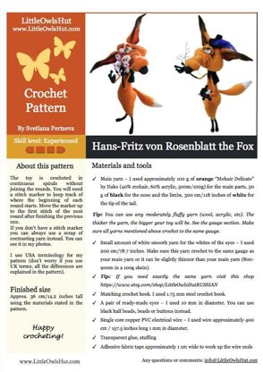 184 Hans-Fritz von Rosenblatt the Fox