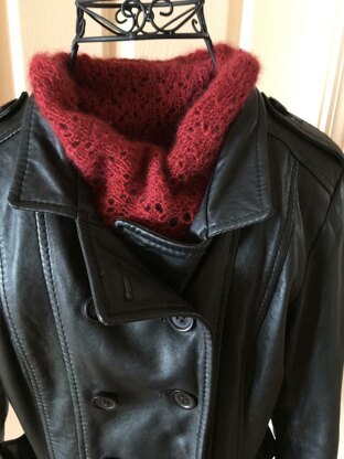 Arctic Red Qiviut Cowl