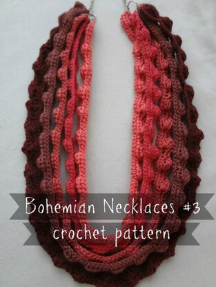 Bohemian Puff Stitch Necklace