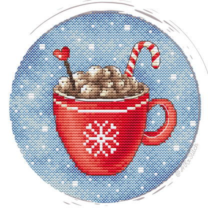 Hot Chocolate Cross Stitch PDF Pattern