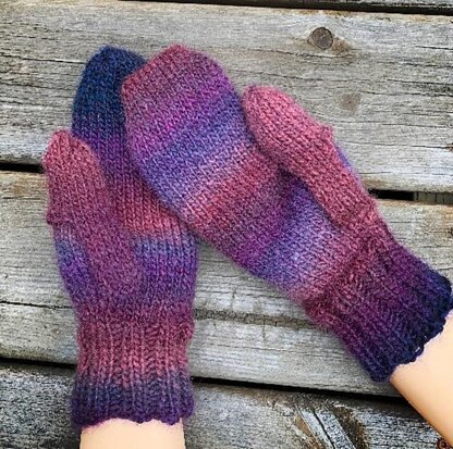 Thumbless Texting Mitts