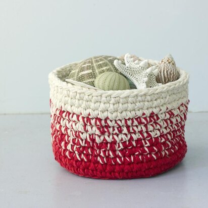 Ombre Crochet Basket