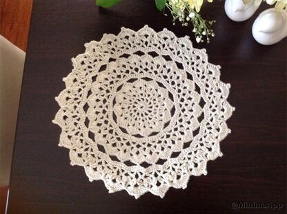 Crochet Placemat & Coaster Set N 109