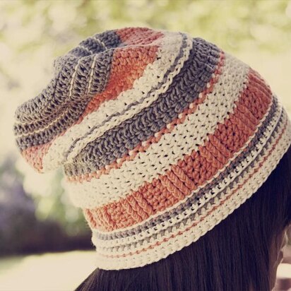 Reversible Textured Slouch Beanie