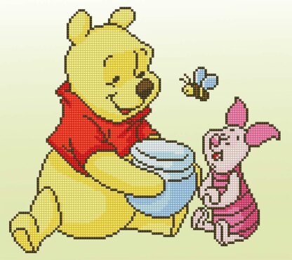 Vervaco Disney Pooh with Piglet Diamond painting kit