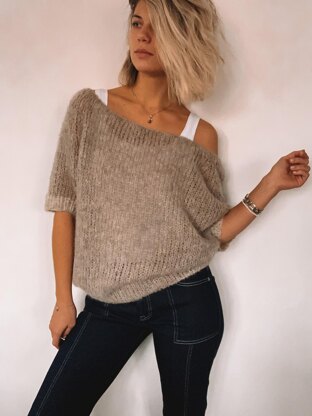 Simple Sweater "Alpaca Silk"