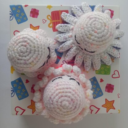 Crochet octopus.