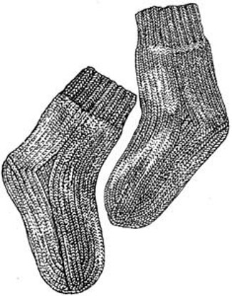 Joan's Socks in Lion Brand Wool-Ease