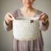 Waistcoat Crochet Basket