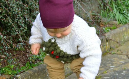 Baby Sweater - Bobble Tree