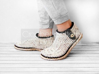 Slippers with rope soles
