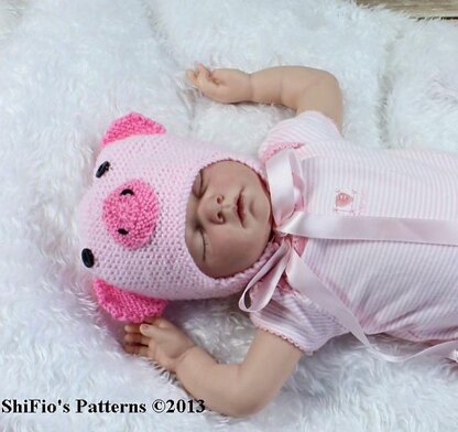 Baby Animal Hats Knitting Pattern #165