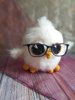 Owl Holder Eyeglasses Glasses Stand Amigurumi