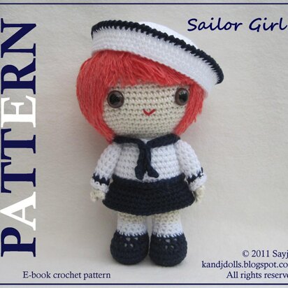 Sailor Girl - PDF Amigurumi doll pattern