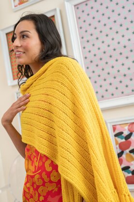 Laila Shawl in Berroco Vintage Sock - Downloadable PDF