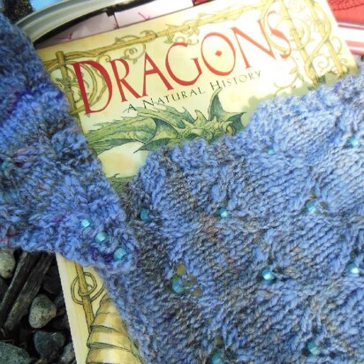 Beaded Dragon's Tail scarf