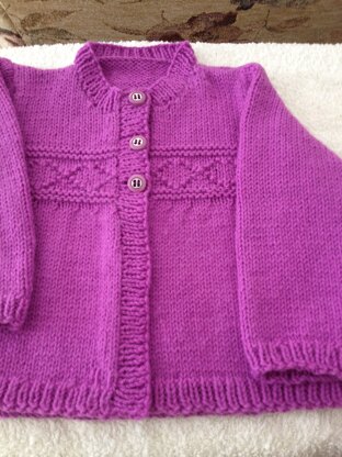 Sirdar baby cardigan