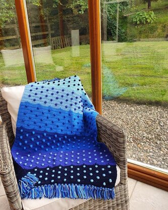 Little Bobble Blue Blanket - UK Terms