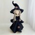 Crochet witch doll, amigurumi witch, Spooky witch