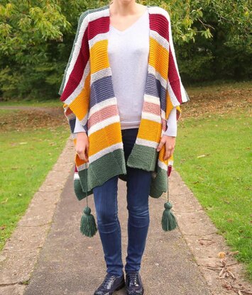 Watercolor Poncho