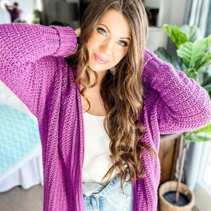 Mauve-A-Lous Duster Cardi