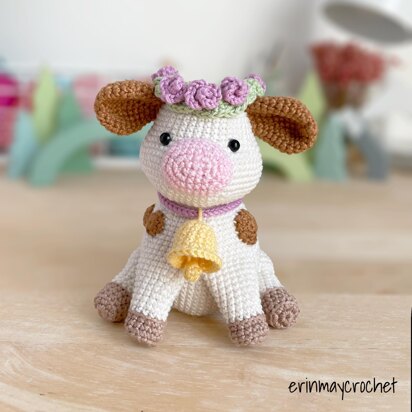 Clover the Cow Amigurumi Crochet Pattern