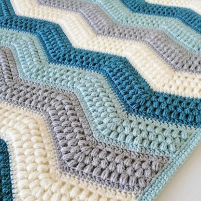 Calming Puff Wave Blanket