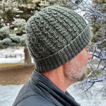 Ray's Cable Knit Watch Cap and Cowl - knitting pattern
