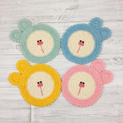 Spring Bunny Coasters