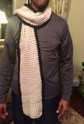 Tunisian Block Scarf