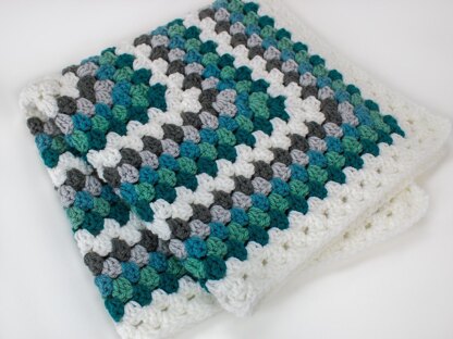Stormy’s Infinity Granny Square Crochet Blanket