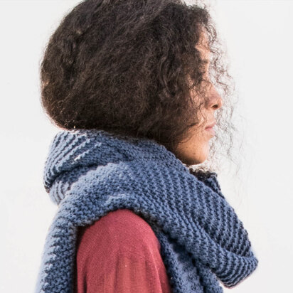 Waverly Wrap in Blue Sky Fibers Worsted Cotton - 201804 - Downloadable PDF