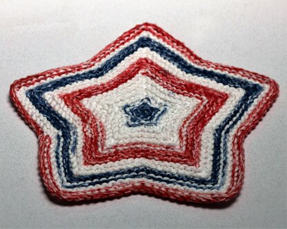 Stars and Stripes Dishcloth