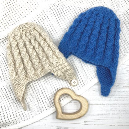 Addison Cabled Earflap Hat