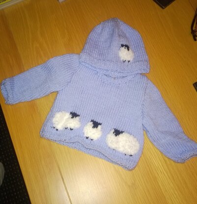 Baby Sheep Jumper and Hat