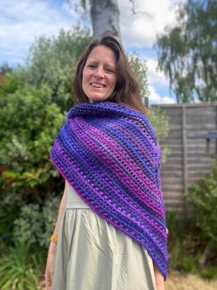 Granny Mesh Shawl