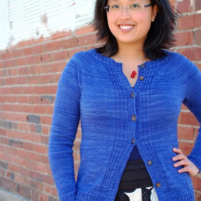 Laura Chau Castlegar Cardigan PDF (Large Sizes)